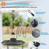 image:imageaddlon Outdoor Ceiling Fan with Light for Patios 20 IP65 Waterproof Gazebo Fan RemoteampAPP Control 6 Speeds 3CCT Dimmable Plug in Ceiling Fan with Hook Hanging Caged Fan for Pergola Porch Canopy20 inch No Light
