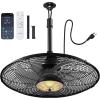 image:imageaddlon Outdoor Ceiling Fan with Light for Patios 20 IP65 Waterproof Gazebo Fan RemoteampAPP Control 6 Speeds 3CCT Dimmable Plug in Ceiling Fan with Hook Hanging Caged Fan for Pergola Porch Canopy24 inch With Light