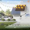 image:imageaddlon 102FT96FT6 Solar String Lights Outdoor Waterproof with USB Port amp Remote Control Solar Patio Lights for Outside Solar Powered with 34 LED Dimmable Bulbs for Porch Garden Deck Halloween486FT15 Sockets