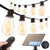 image:imageaddlon 102FT96FT6 Solar String Lights Outdoor Waterproof with USB Port amp Remote Control Solar Patio Lights for Outside Solar Powered with 34 LED Dimmable Bulbs for Porch Garden Deck Halloween966FT48 Sockets