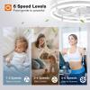 image:imageaddlon Ceiling Fans with Lights and Remote 24 Low Profile Ceiling Fans 30006000K Dimmable Modern Flush Mount LED Fan Light Fandelier Ceiling Fan for Bedroom Kitchen Living Room WhiteWhite