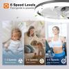 image:imageaddlon Ceiling Fans with Lights and Remote 24 Low Profile Ceiling Fans 30006000K Dimmable Modern Flush Mount LED Fan Light Fandelier Ceiling Fan for Bedroom Kitchen Living Room WhiteBlack