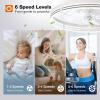 image:imageaddlon Ceiling Fans with Lights and Remote 24 Low Profile Ceiling Fans 30006000K Dimmable Modern Flush Mount LED Fan Light Fandelier Ceiling Fan for Bedroom Kitchen Living Room BlackWhite  Starry