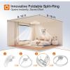 image:imageaddlon Ceiling Fans with Lights and Remote 24 Low Profile Ceiling Fans 30006000K Dimmable Modern Flush Mount LED Fan Light Fandelier Ceiling Fan for Bedroom Kitchen Living Room WhiteWhite