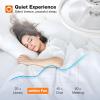 image:imageaddlon Ceiling Fans with Lights and Remote 24 Low Profile Ceiling Fans 30006000K Dimmable Modern Flush Mount LED Fan Light Fandelier Ceiling Fan for Bedroom Kitchen Living Room WhiteWhite