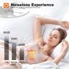 image:imageaddlon Ceiling Fans with Lights and Remote 24 Low Profile Ceiling Fans 30006000K Dimmable Modern Flush Mount LED Fan Light Fandelier Ceiling Fan for Bedroom Kitchen Living Room WhiteWhite