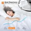 image:imageaddlon Ceiling Fans with Lights and Remote 24 Low Profile Ceiling Fans 30006000K Dimmable Modern Flush Mount LED Fan Light Fandelier Ceiling Fan for Bedroom Kitchen Living Room WhiteBlack