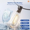image:imageaddlon 100FT LED Outdoor String Lights with APP Control Waterproof Patio Lights with Shatterproof ST38 Bulbs Dimmable Outside Hanging Light Connectable for Porch Backyard Bristo Garden100FT50 Sockets
