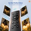 image:imageaddlon 100FT LED Outdoor String Lights with APP Control Waterproof Patio Lights with Shatterproof ST38 Bulbs Dimmable Outside Hanging Light Connectable for Porch Backyard Bristo Garden50FT