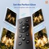image:imageaddlon 100FT LED Outdoor String Lights with APP Control Waterproof Patio Lights with Shatterproof ST38 Bulbs Dimmable Outside Hanging Light Connectable for Porch Backyard Bristo Garden100FT30 Sockets