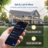 image:imageaddlon 100FT LED Outdoor String Lights with APP Control Waterproof Patio Lights with Shatterproof ST38 Bulbs Dimmable Outside Hanging Light Connectable for Porch Backyard Bristo Garden100FTSmart