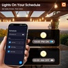 image:imageaddlon 196FT Outdoor String Lights for Outside with APP Control Waterproof Patio Lights with Plastic ST38 LED Edison Bulbs Outdoor Lighting Extra Long for Backyard Bistro Porch Garden Pergola Party196FTSmart
