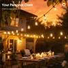 image:imageaddlon 196FT Outdoor String Lights for Outside with APP Control Waterproof Patio Lights with Plastic ST38 LED Edison Bulbs Outdoor Lighting Extra Long for Backyard Bistro Porch Garden Pergola Party196FTSmart