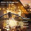 image:imageaddlon 196FT Outdoor String Lights for Outside with APP Control Waterproof Patio Lights with Plastic ST38 LED Edison Bulbs Outdoor Lighting Extra Long for Backyard Bistro Porch Garden Pergola Party400FT