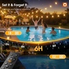 image:imageaddlon 196FT Outdoor String Lights for Outside with APP Control Waterproof Patio Lights with Plastic ST38 LED Edison Bulbs Outdoor Lighting Extra Long for Backyard Bistro Porch Garden Pergola Party400FT