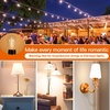 image:imageaddlon LED Replacement Bulbs 1W S14 4 Pack Waterproof E17 Screw Base for Outdoor LED String Lights ShatterproofE1715 Count Pack of 11W