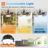 image:imageaddlon 20 Inch Outdoor Ceiling Fans with Lights IP65 Waterproof Plug in Caged Hanging Fan for Gazebo Remote Control 3 CCT 6 Speeds Reversible Outdoor Fan for Patio Pergola PorchBronze