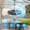 image:imageaddlon 20 Inch Outdoor Ceiling Fans with Lights IP65 Waterproof Plug in Caged Hanging Fan for Gazebo Remote Control 3 CCT 6 Speeds Reversible Outdoor Fan for Patio Pergola PorchGraphite Black