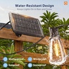 image:imageaddlon 150FT1446 Solar String Lights Outdoor with Remote LongLasting Waterproof Patio Lights Dimmable amp Timable Hanging Solar Light with 45 LED Bulbs for Outside Yard Garden Camping Gazebo966FT32 Sockets