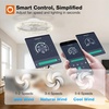 image:imageaddlon 2 Pack Ceiling Fans with Lights and Remote 20 Low Profile Ceiling Fans 30006000K Dimmable Modern Flush Mount LED Fan Light Fandelier Ceiling Fan for Bedroom Kitchen Living RoomWhite