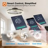 image:imageaddlon 2 Pack Ceiling Fans with Lights and Remote 20 Low Profile Ceiling Fans 30006000K Dimmable Modern Flush Mount LED Fan Light Fandelier Ceiling Fan for Bedroom Kitchen Living RoomBlack