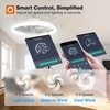 image:imageaddlon 2 Pack Ceiling Fans with Lights and Remote 20 Low Profile Ceiling Fans 30006000K Dimmable Modern Flush Mount LED Fan Light Fandelier Ceiling Fan for Bedroom Kitchen Living RoomWhite  Frosted