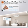 image:imageaddlon 2 Pack Ceiling Fans with Lights and Remote 20 Low Profile Ceiling Fans 30006000K Dimmable Modern Flush Mount LED Fan Light Fandelier Ceiling Fan for Bedroom Kitchen Living RoomWhite  Frosted
