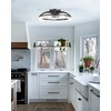 image:imageaddlon 2 Pack Ceiling Fans with Lights and Remote 20 Low Profile Ceiling Fans 30006000K Dimmable Modern Flush Mount LED Fan Light Fandelier Ceiling Fan for Bedroom Kitchen Living RoomBlack  Starry