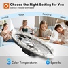 image:imageaddlon 2 Pack Ceiling Fans with Lights and Remote 20 Low Profile Ceiling Fans 30006000K Dimmable Modern Flush Mount LED Fan Light Fandelier Ceiling Fan for Bedroom Kitchen Living RoomBlack