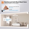 image:imageaddlon 2 Pack Ceiling Fans with Lights and Remote 20 Low Profile Ceiling Fans 30006000K Dimmable Modern Flush Mount LED Fan Light Fandelier Ceiling Fan for Bedroom Kitchen Living RoomWhite