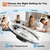 image:imageaddlon 2 Pack Ceiling Fans with Lights and Remote 20 Low Profile Ceiling Fans 30006000K Dimmable Modern Flush Mount LED Fan Light Fandelier Ceiling Fan for Bedroom Kitchen Living RoomBlack