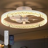 image:imageaddlon 2 Pack Ceiling Fans with Lights and Remote 20 Low Profile Ceiling Fans 30006000K Dimmable Modern Flush Mount LED Fan Light Fandelier Ceiling Fan for Bedroom Kitchen Living RoomWhite