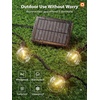 image:imageaddlon 50FT Solar String Lights for Outside G50 Waterproof with USB Port Solar Patio Lights Outdoor Solar Powered LED Bulbs 3 Light Modes for Backyard Porch Garden Market Bistro Camping50FT