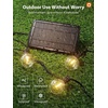 image:imageaddlon 50FT Solar String Lights for Outside G50 Waterproof with USB Port Solar Patio Lights Outdoor Solar Powered LED Bulbs 3 Light Modes for Backyard Porch Garden Market Bistro Camping56FT
