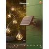 image:imageaddlon 50FT Solar String Lights for Outside G50 Waterproof with USB Port Solar Patio Lights Outdoor Solar Powered LED Bulbs 3 Light Modes for Backyard Porch Garden Market Bistro Camping50FT