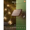 image:imageaddlon 50FT Solar String Lights for Outside G50 Waterproof with USB Port Solar Patio Lights Outdoor Solar Powered LED Bulbs 3 Light Modes for Backyard Porch Garden Market Bistro Camping56FT
