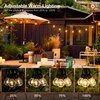 image:imageaddlon 100FT2Pack50FT Outdoor String Lights G40 Globe LED Patio Lights Waterproof with 54 Shatterproof Bulbs4 Spare ETL Dimmable Outside Hanging Lights Connectable for Yard Garden Backyard100FT