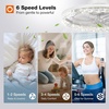 image:imageaddlon 27 Flower Low Profile Ceiling Fans with Lights and Remote White  Flush Mount Fandelier RemoteBluetooth App Control 30006000K Dimmable LED Timer Memory Bedroom Kitchen Living roomWhite  Crystal