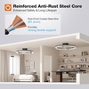 image:imageaddlon 27 Flower Low Profile Ceiling Fans with Lights and Remote White  Flush Mount Fandelier RemoteBluetooth App Control 30006000K Dimmable LED Timer Memory Bedroom Kitchen Living roomBlack  Crystal