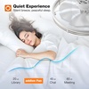 image:imageaddlon 27 Flower Low Profile Ceiling Fans with Lights and Remote White  Flush Mount Fandelier RemoteBluetooth App Control 30006000K Dimmable LED Timer Memory Bedroom Kitchen Living roomWhite  Starry